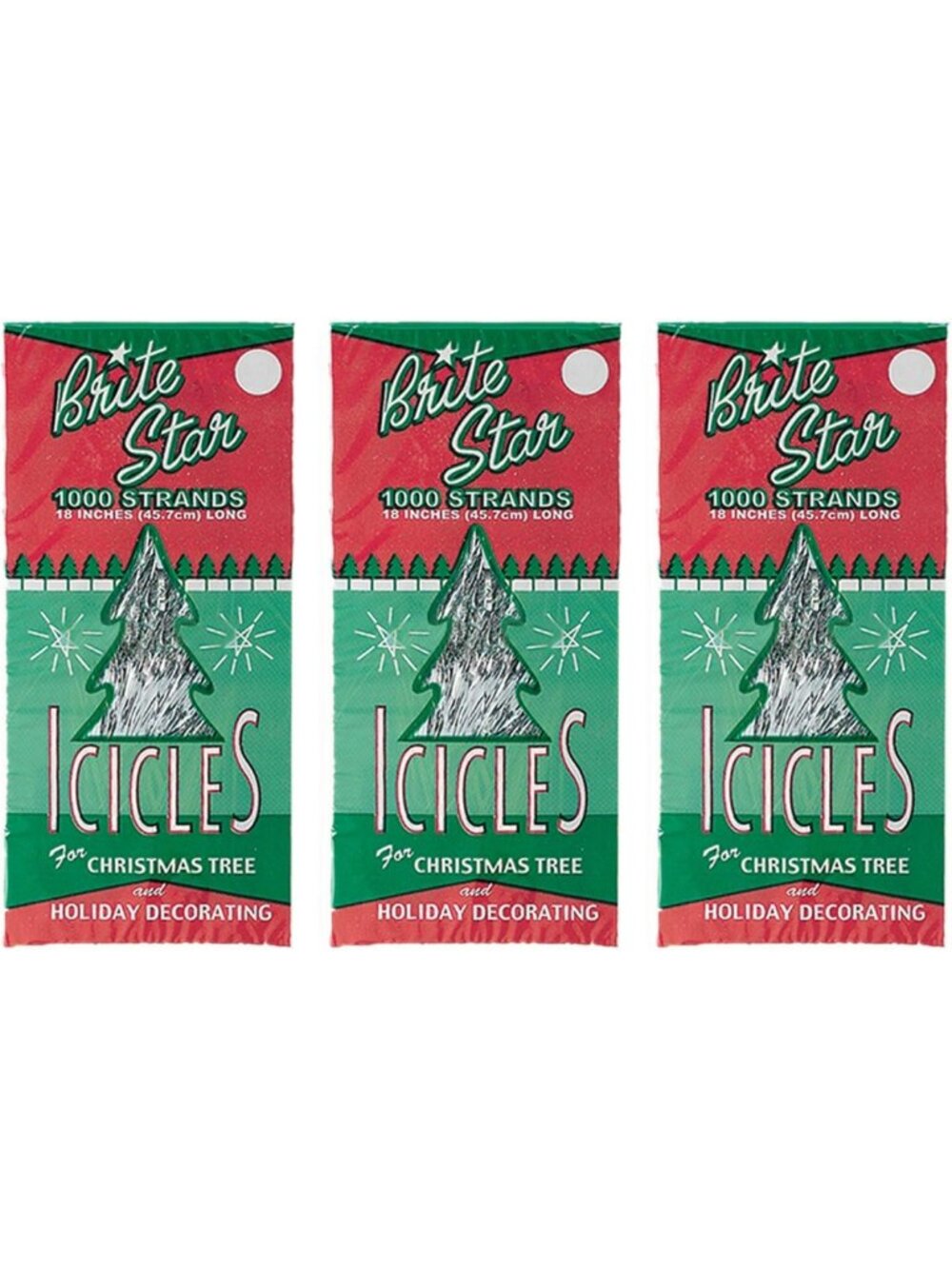 1000 Strands Silver Icicle Lights - Stunning Holiday Decor for Home & Parties